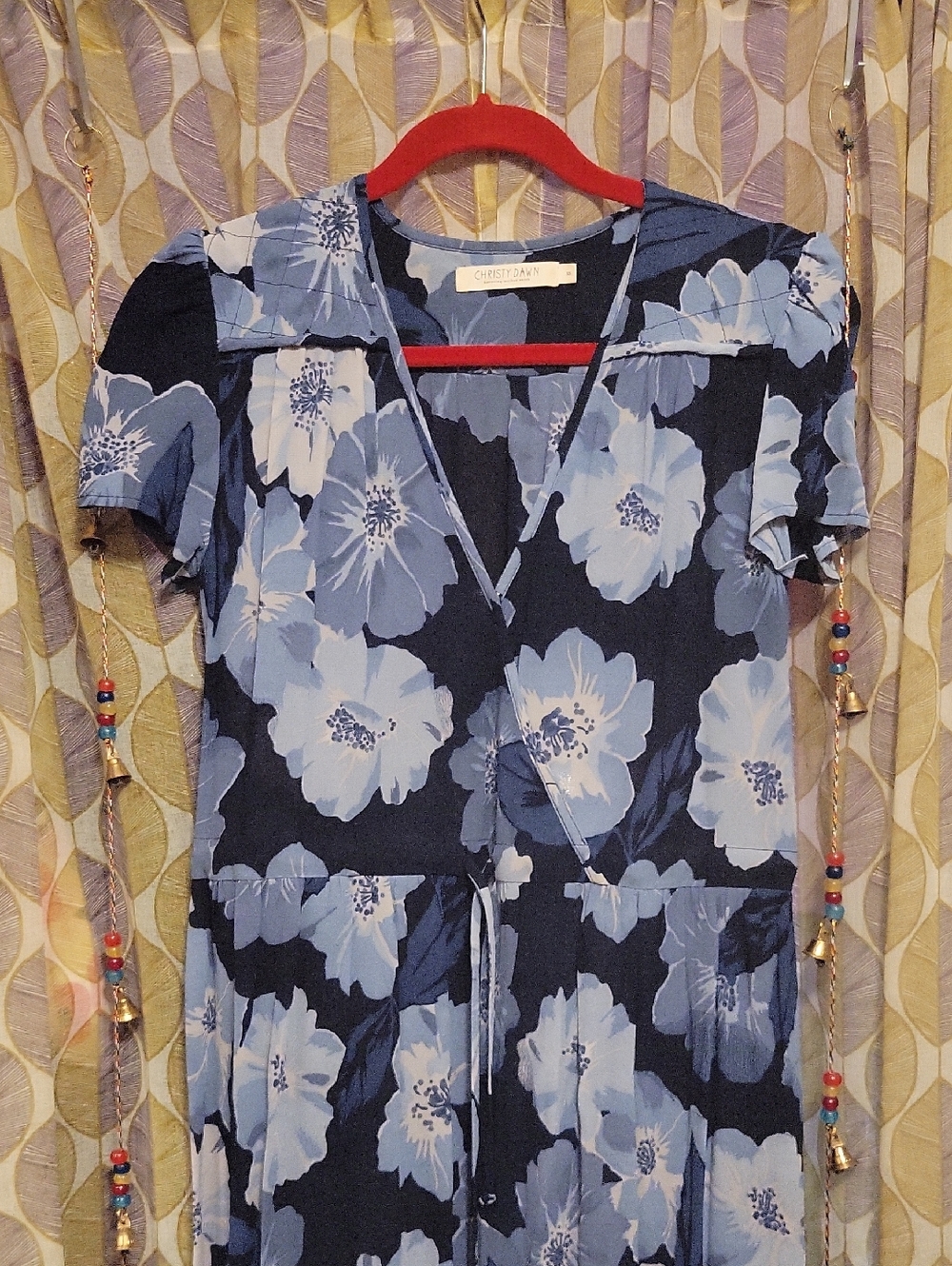 Christy Dawn, The Dawn Dress In Hibiscus Blues Size XS - Picture 5 of 11